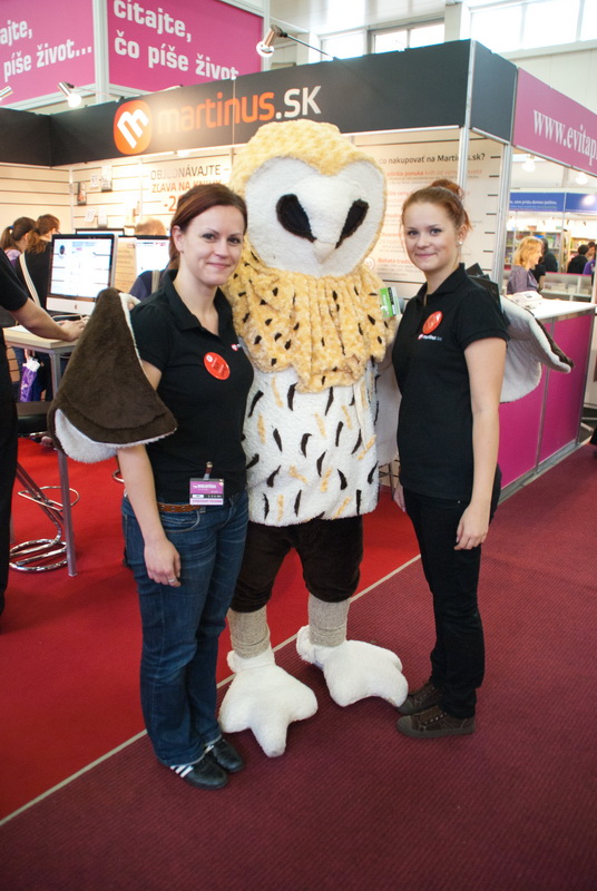 Na Bibliotéku zavítala aj Hedviga... Aspoň my sme ju tak hneď pomenovali. :-)